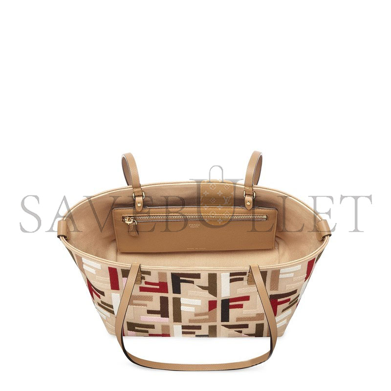 FENDI SMALL ROLL TOTE BAG 8BH424AT4AF09VT (22*18*14cm)